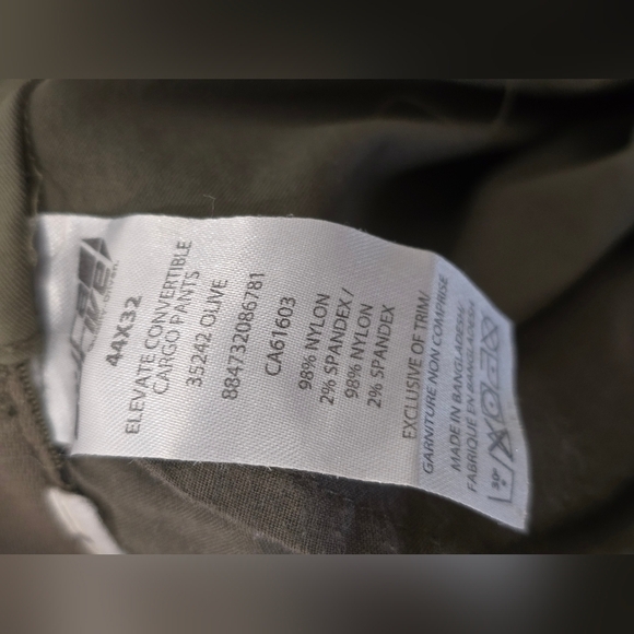 DuraDrive FlexPro Cargo Work Pants Olive Green Elevate Construction 44x32 - Picture 13 of 15